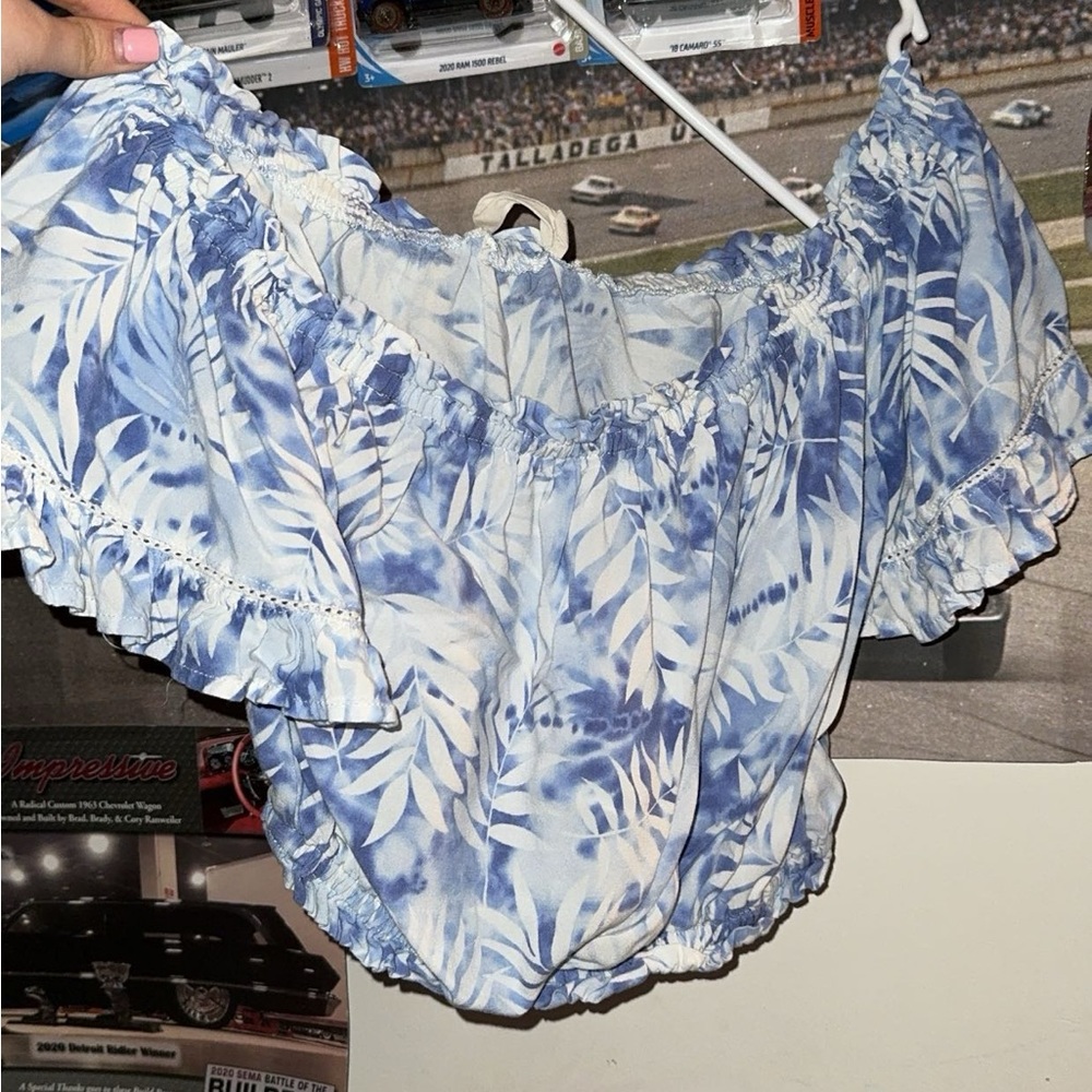 Flower crop top